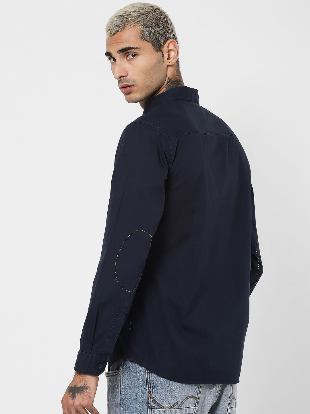 X Tom & Jerry Navy Blue Printed Full Sleeves Shirt