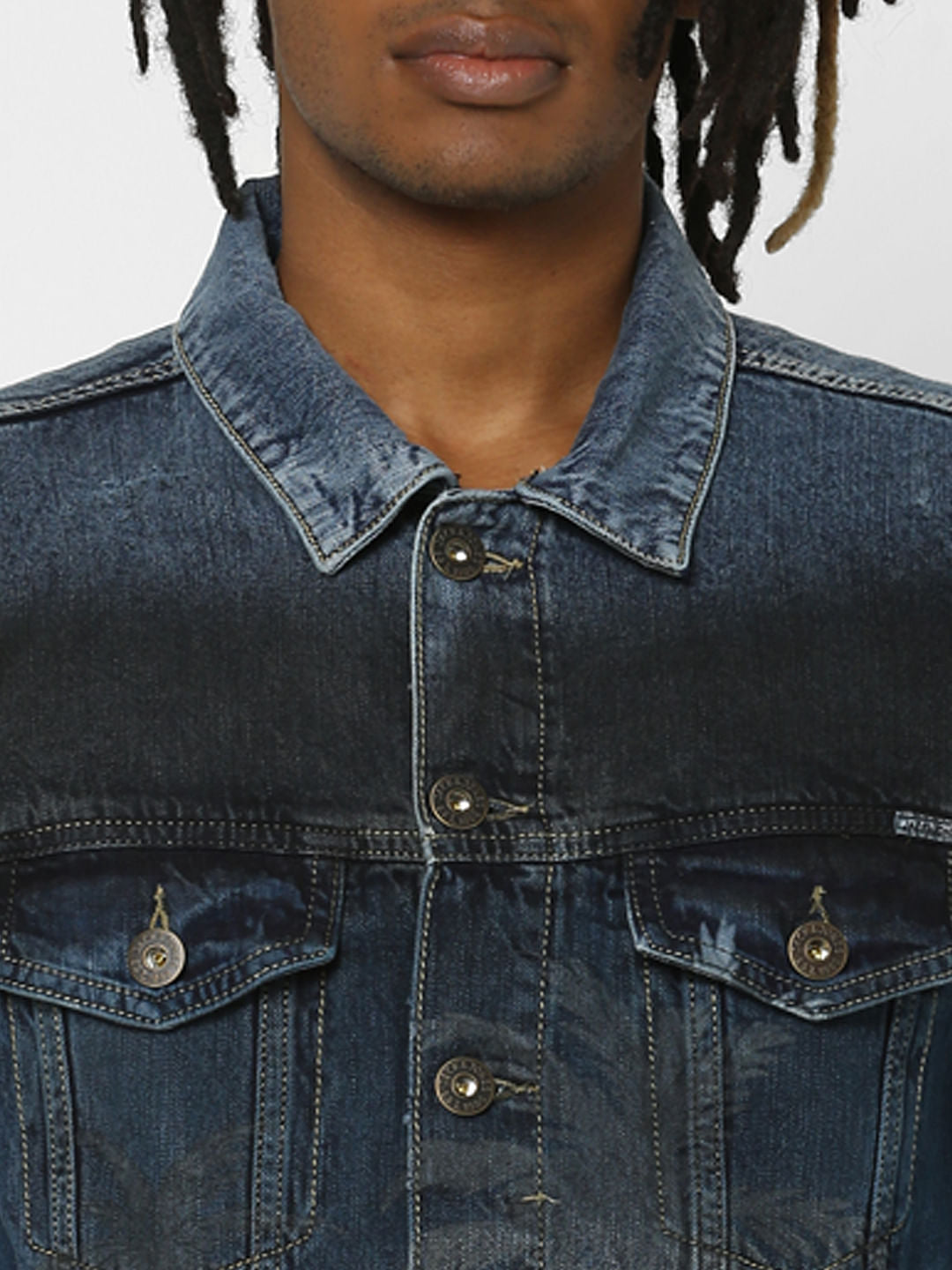 Blue Washed Denim Jacket