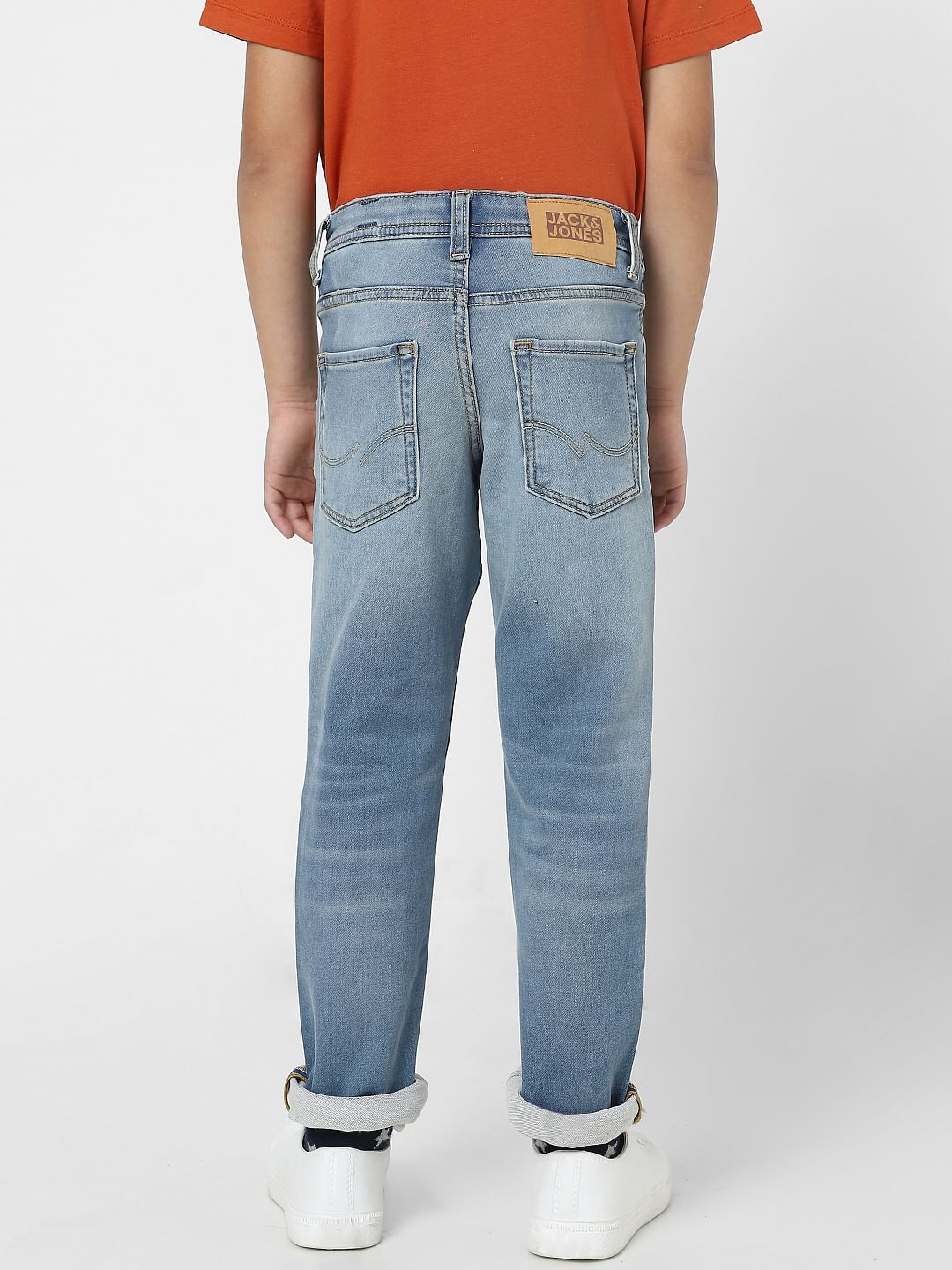 Boys Blue Mid Rise Clark Regular Jeans