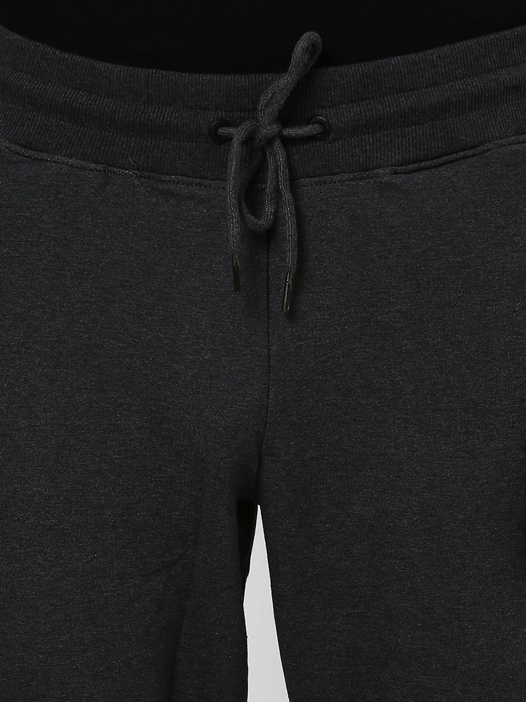 Grey Mid Rise Trackpants