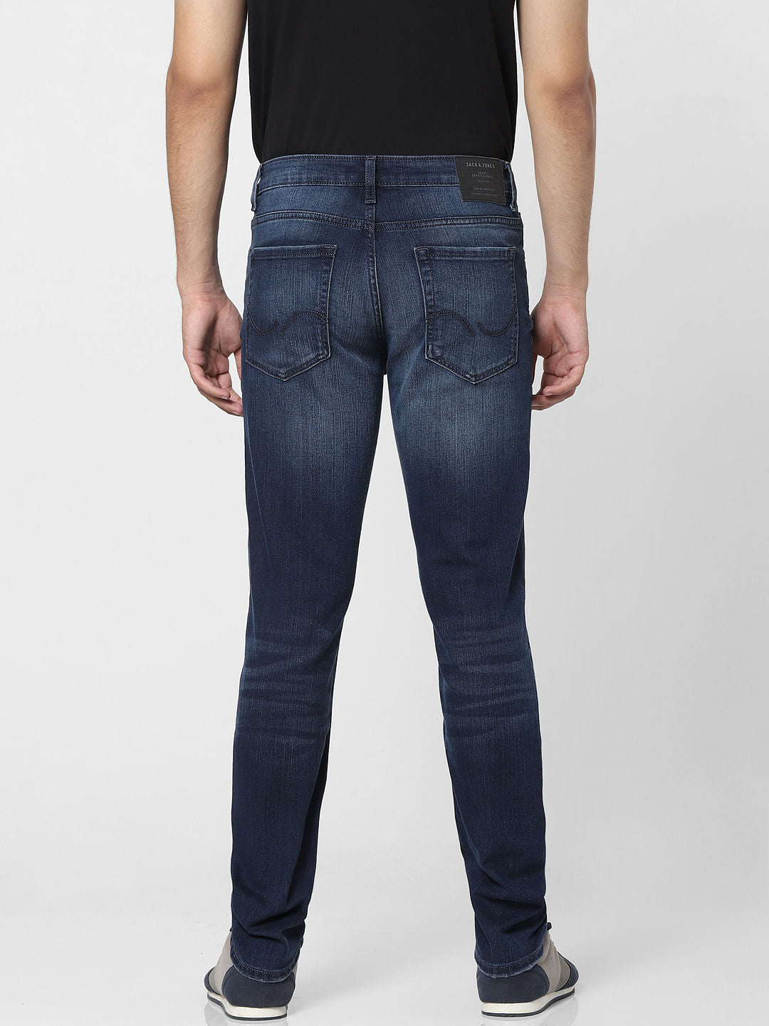 Blue Low Rise Glenn Slim Fit Jeans