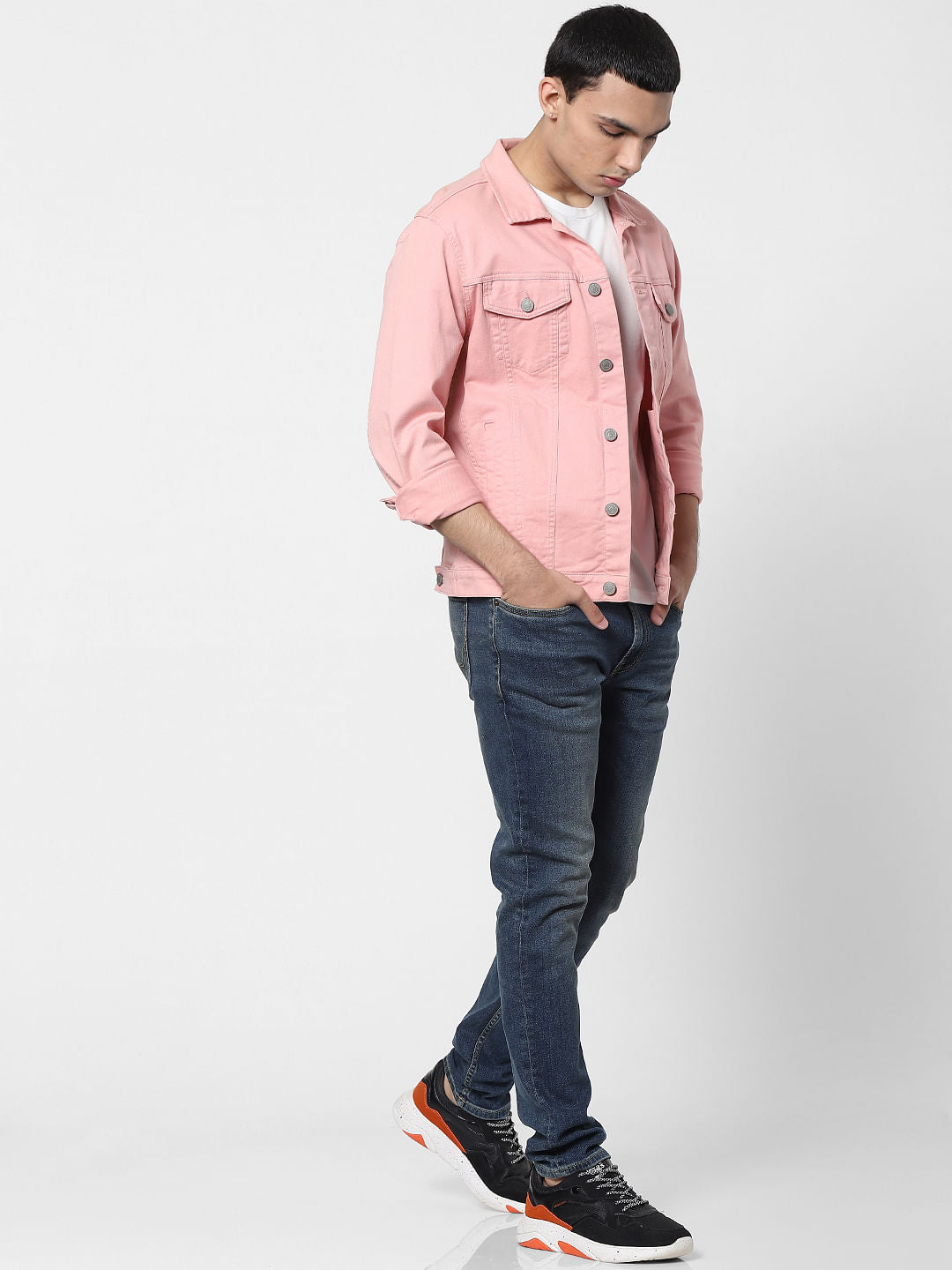 Blue Mid Rise Ben Skinny Fit Jeans - 28/30