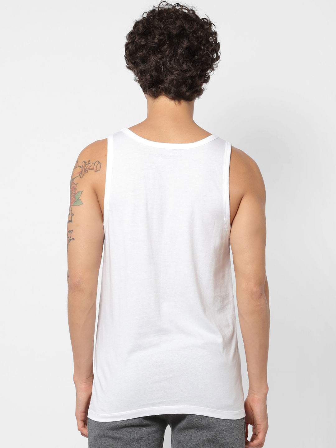 Pack of 2 White Vests