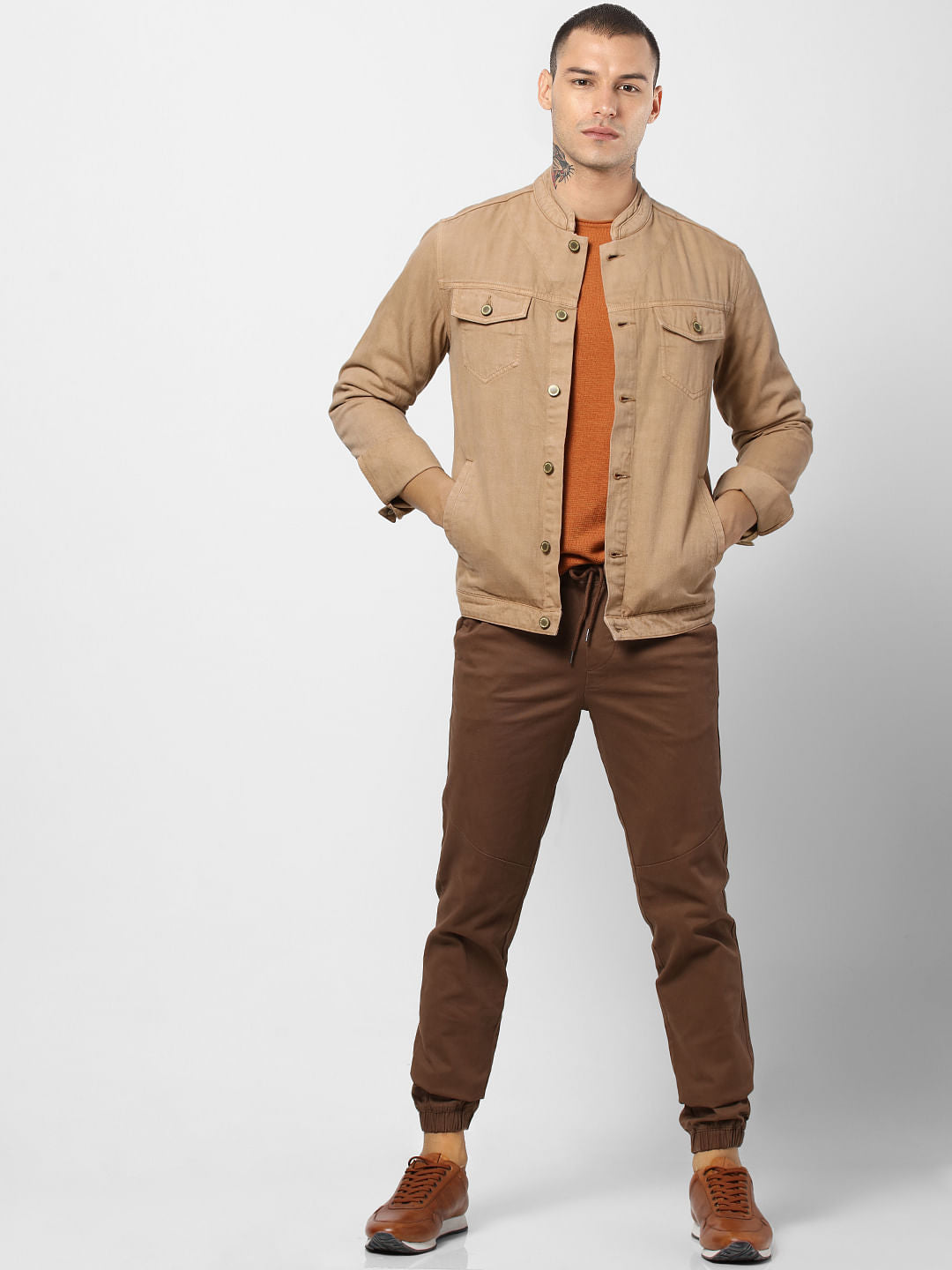 Brown Casual Jacket - S