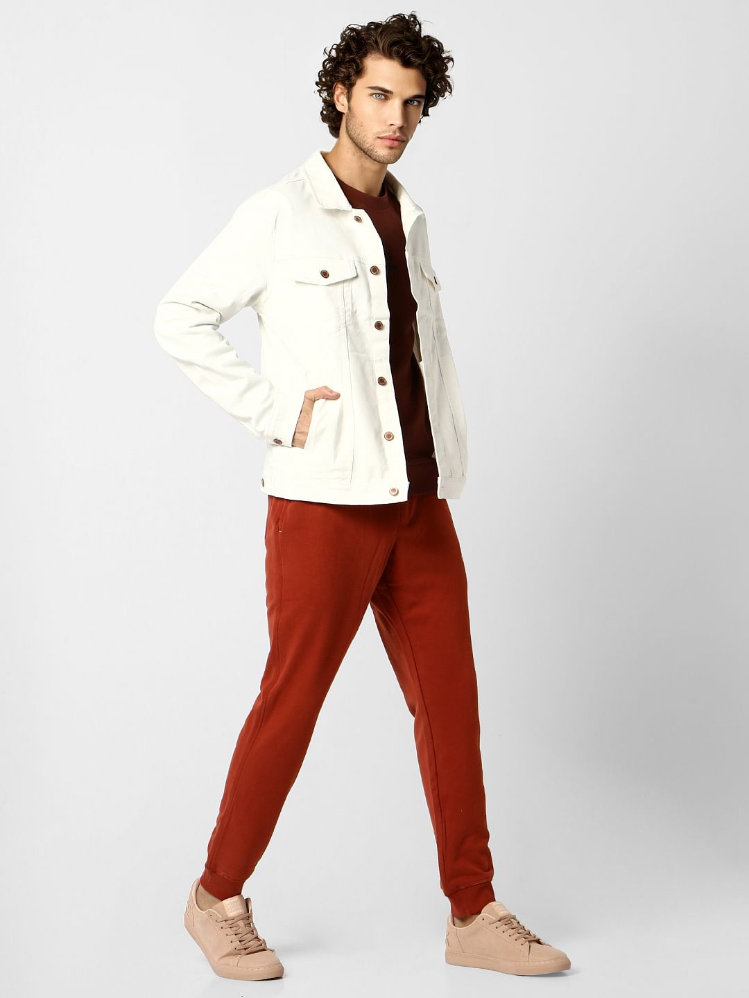 White Denim Jacket - S