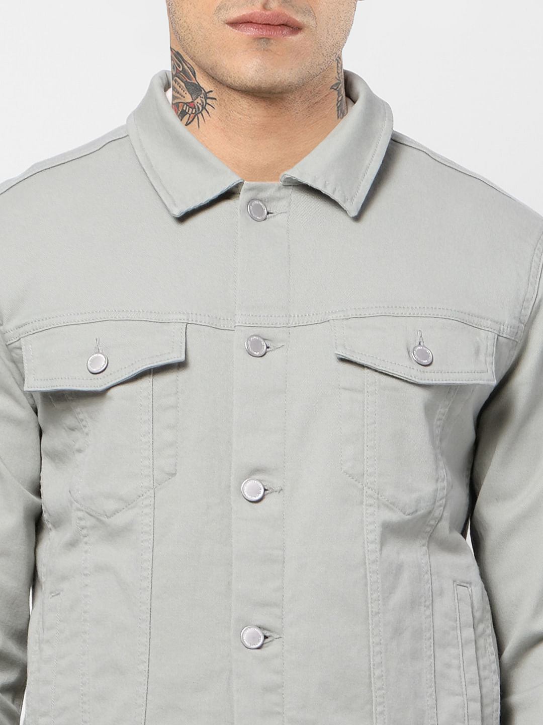 Green Denim Jacket
