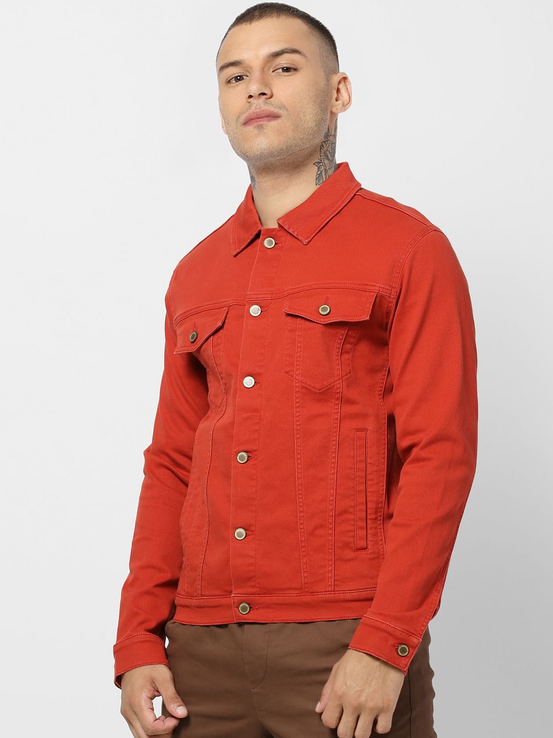 Red Denim Jacket