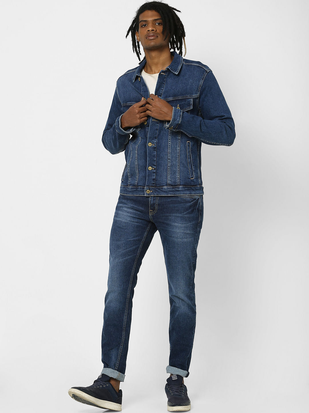 Blue Denim Jacket - M