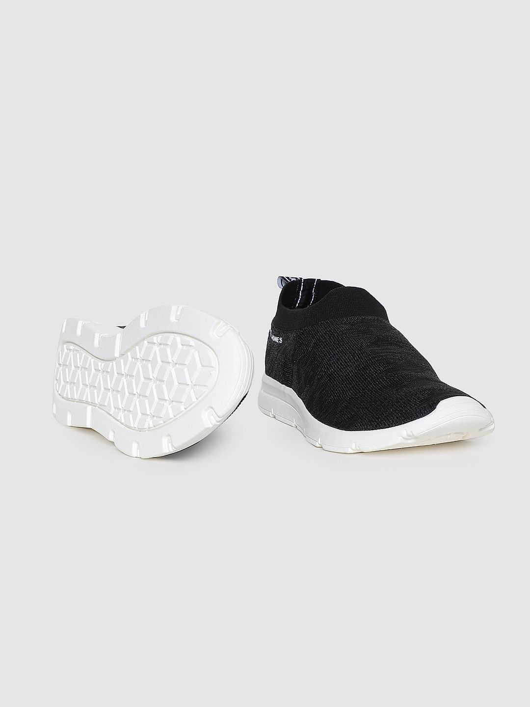 Black Slip On Sneakers