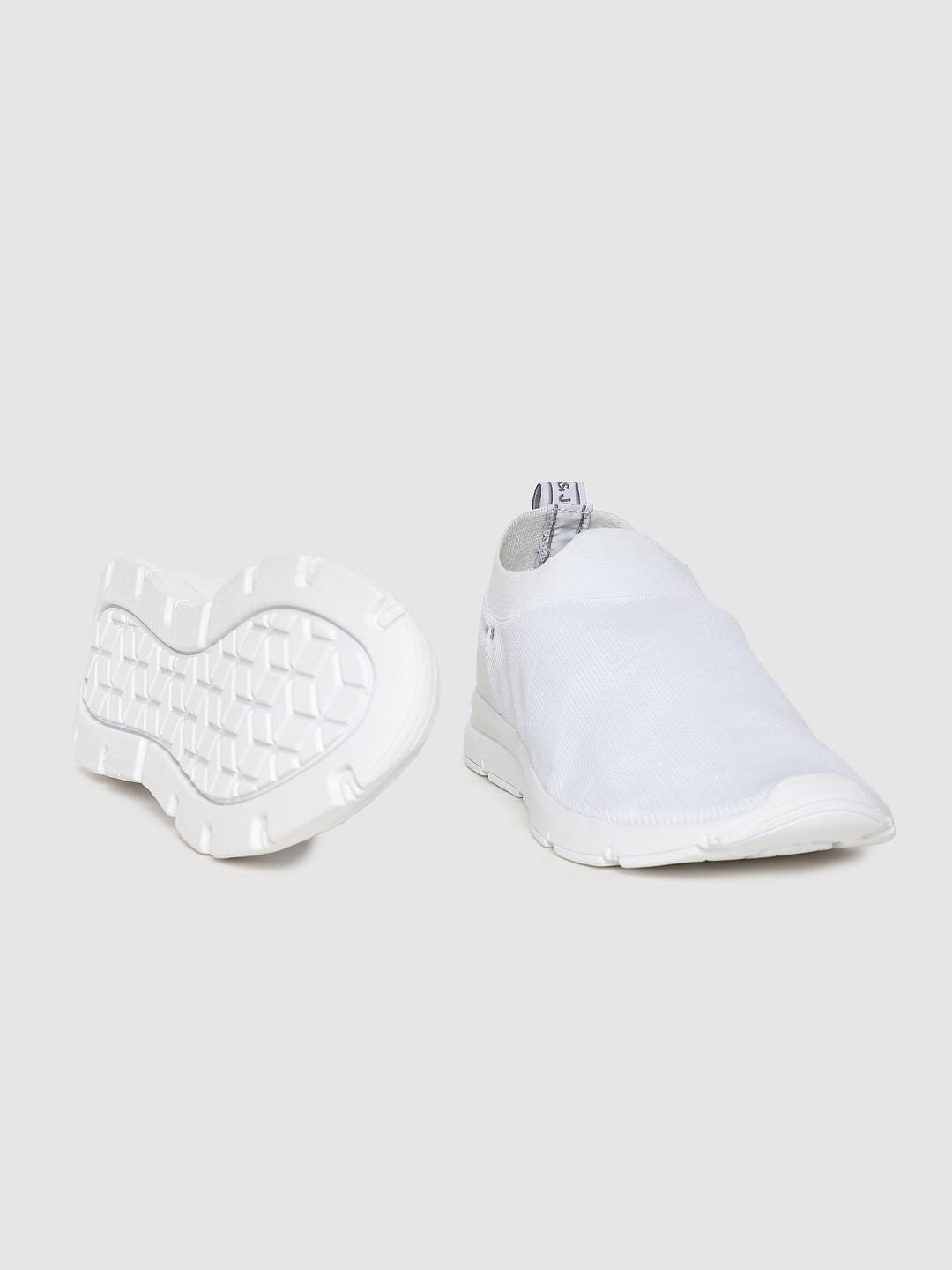 White Slip On Sneakers - 6