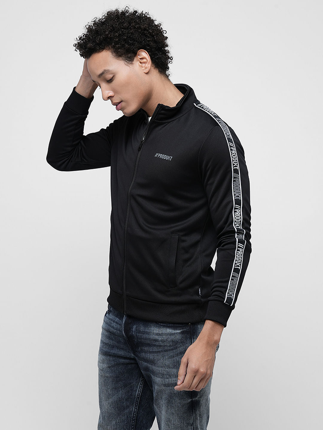 PRODUKT by JACK&JONES Black Zip-Up Sweatshirt
