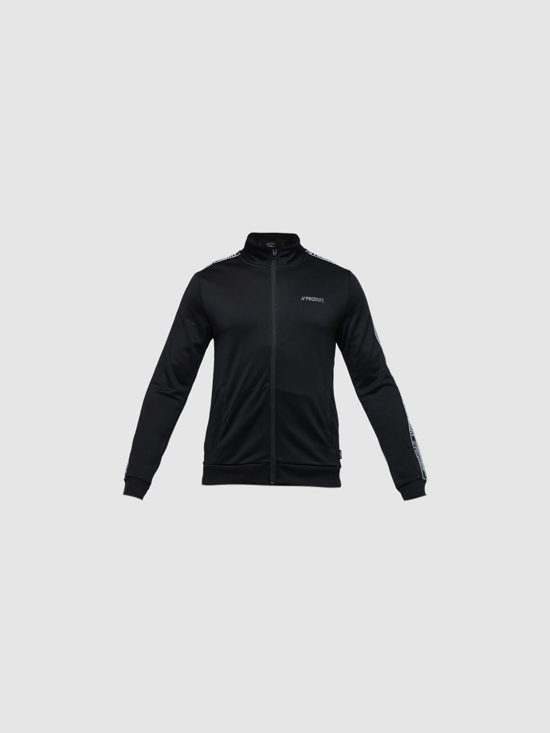 PRODUKT by JACK&JONES Black Zip-Up Sweatshirt