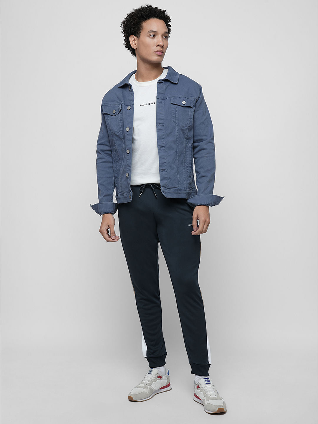 PRODUKT by JACK&JONES Dark Blue Mid Rise Trackpants