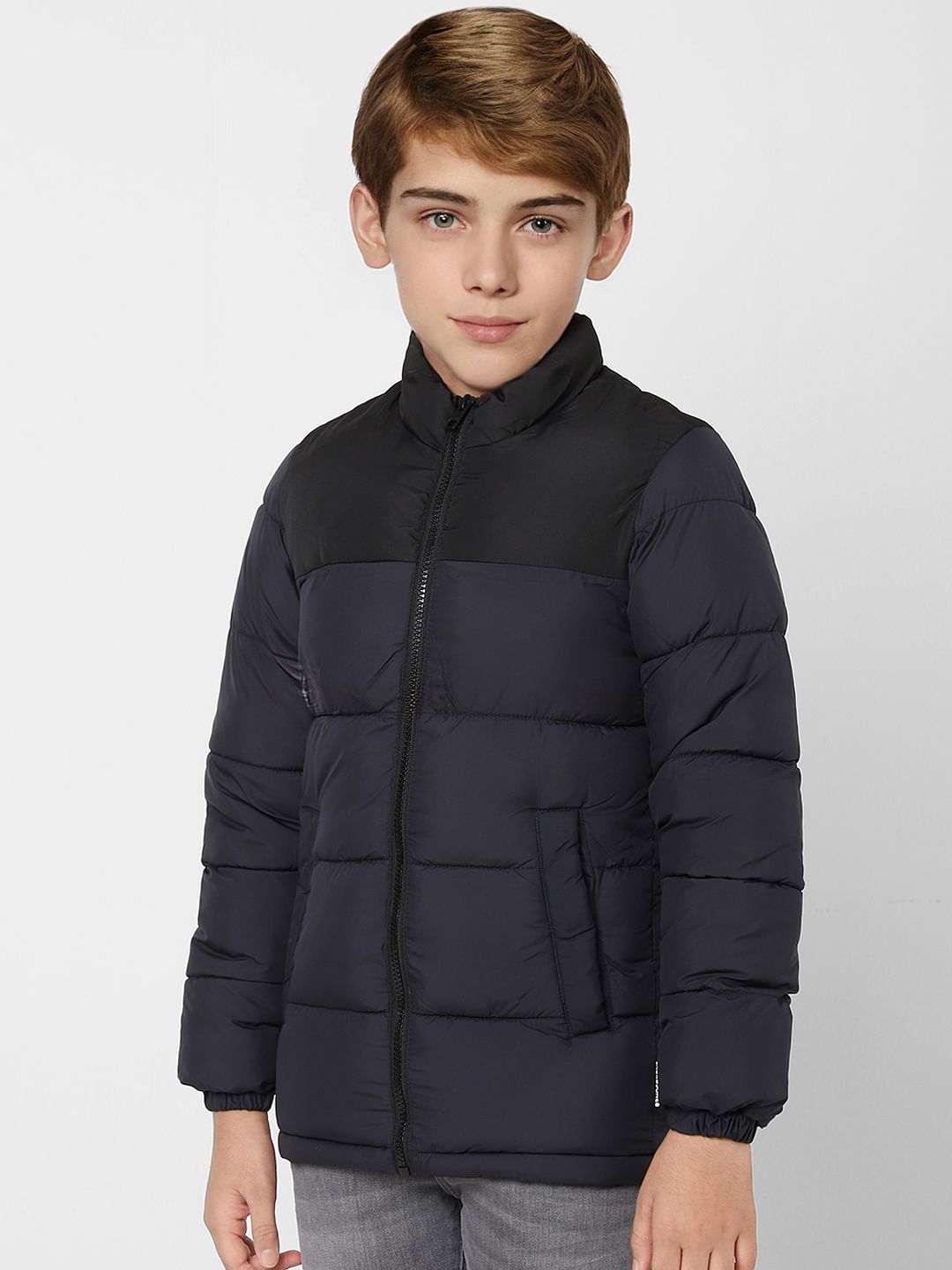 BOYS Blue Puffer Winter Jacket