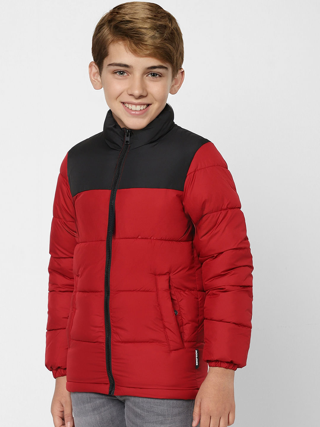 BOYS Yellow Puffer Winter Jacket