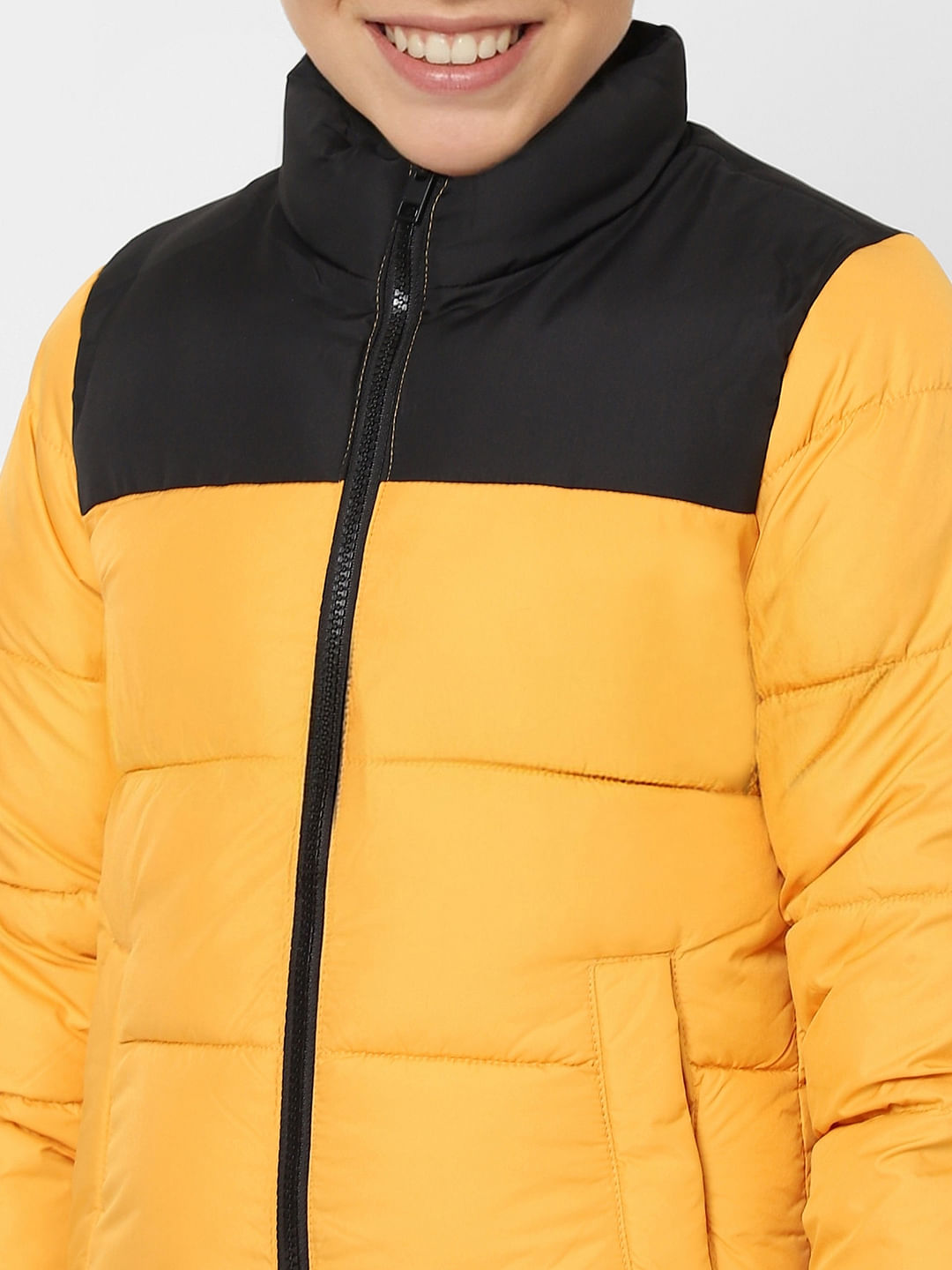 BOYS Yellow Puffer Winter Jacket