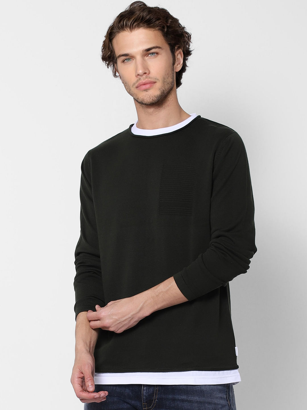 Dark Green Pullover