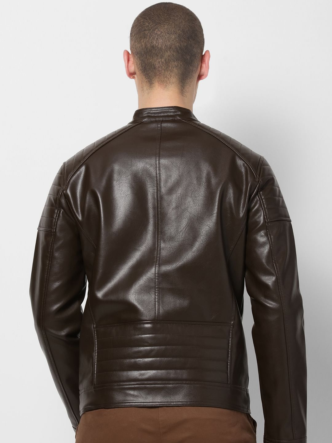 Brown Biker Jacket