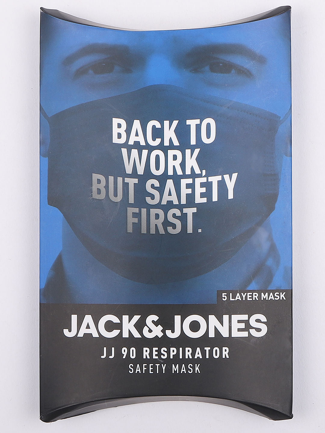 Black 5-Layered 90 Respirator Safety Mask