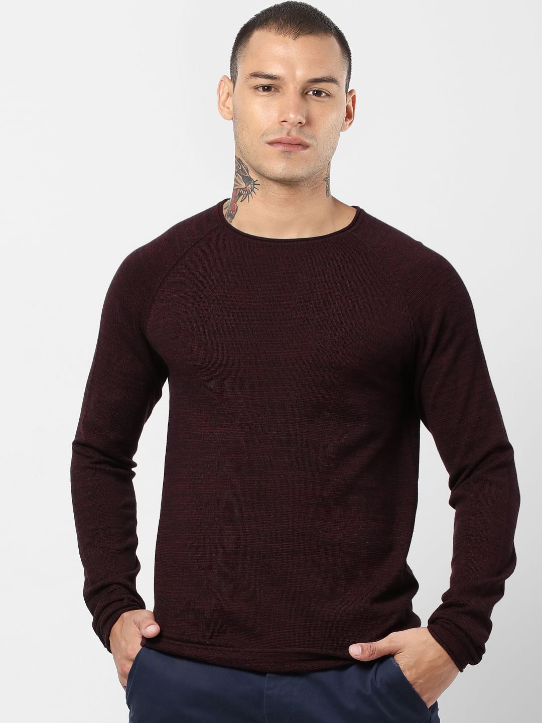 Burgundy Pullover