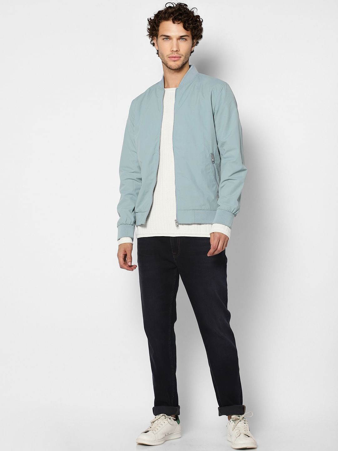 Blue Bomber Jacket - S