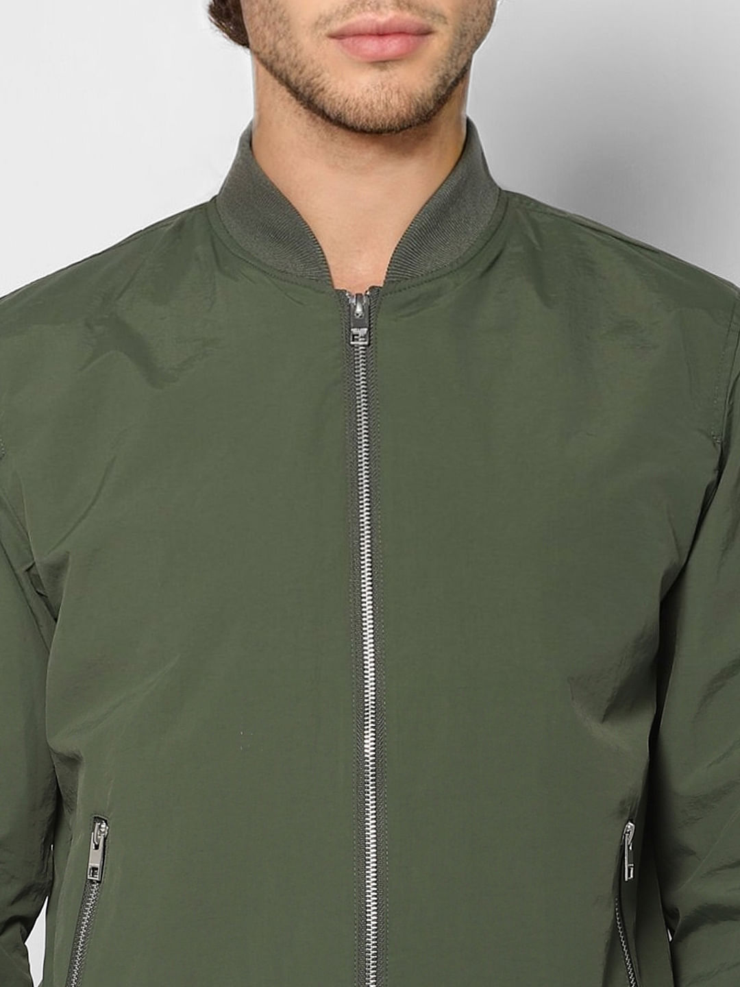 Green Bomber Jacket