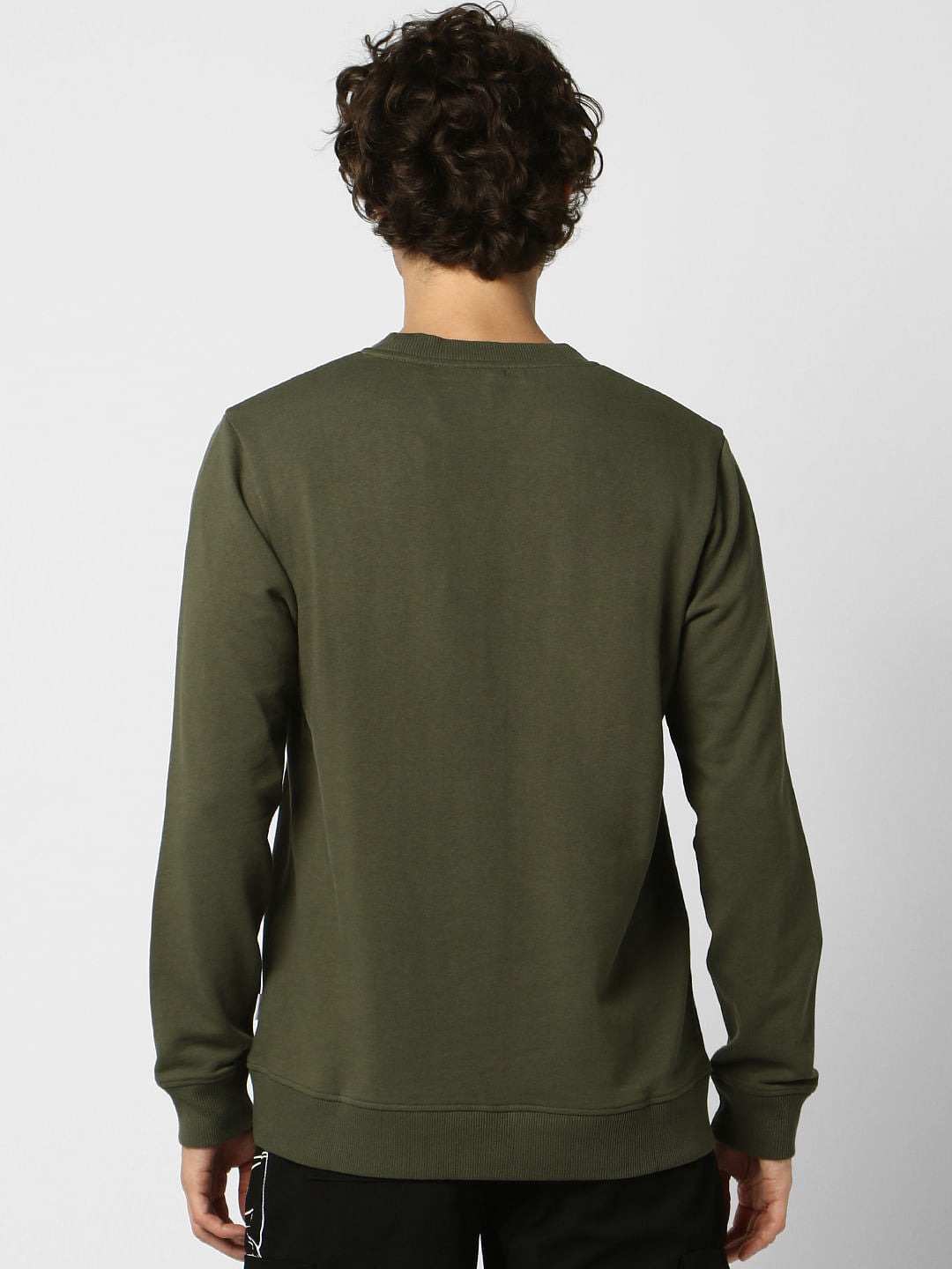 Green Pocket Detail Sweatshirt