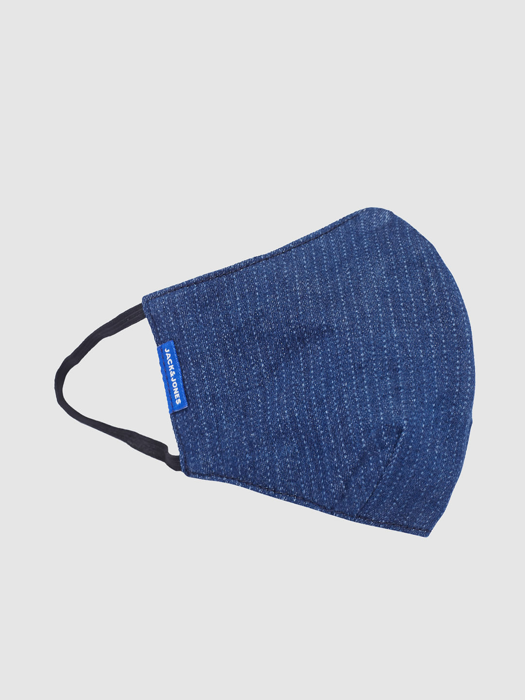 Blue Striped Lightweight Denim 3PLY Mask