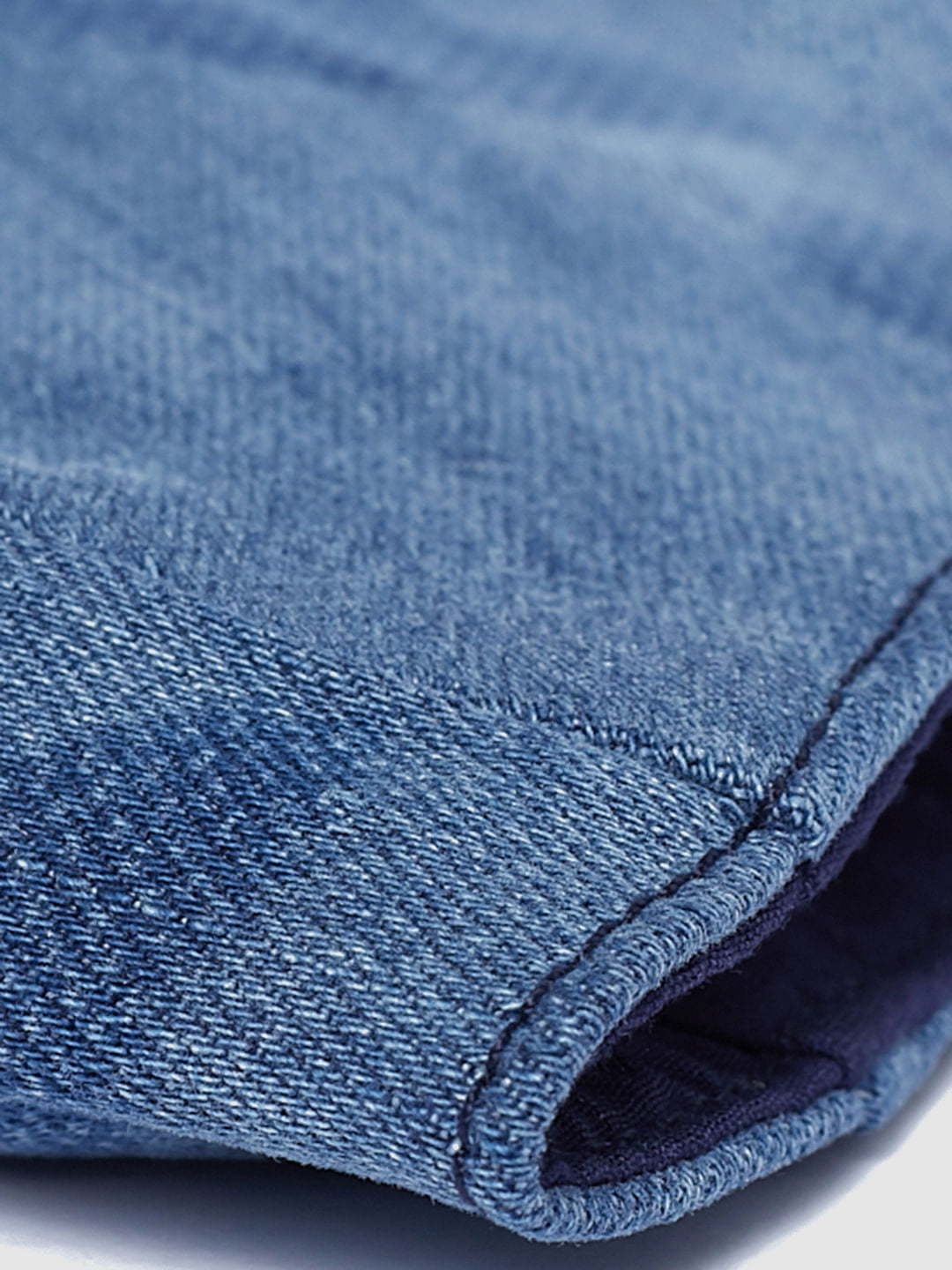 Blue Lightweight Denim 3PLY Mask