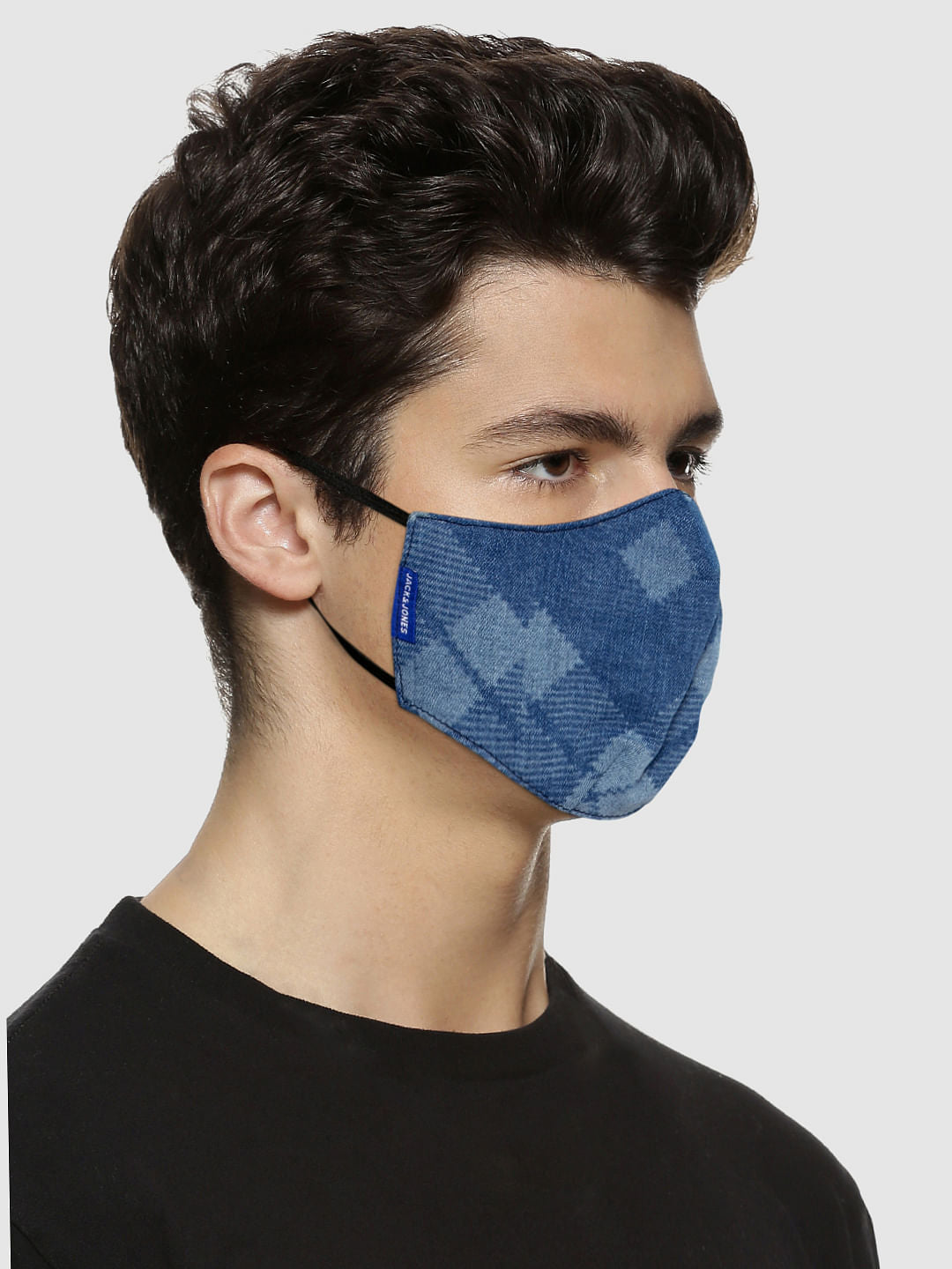 Light Blue Lightweight Denim 3PLY Mask - ONE