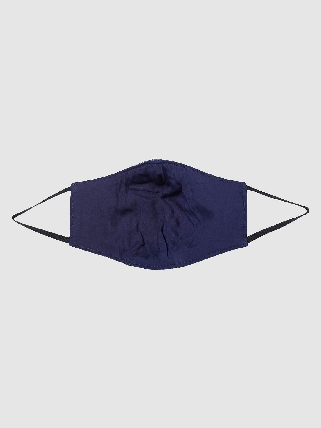 Blue Abstract Print Lightweight Denim 3PLY Mask