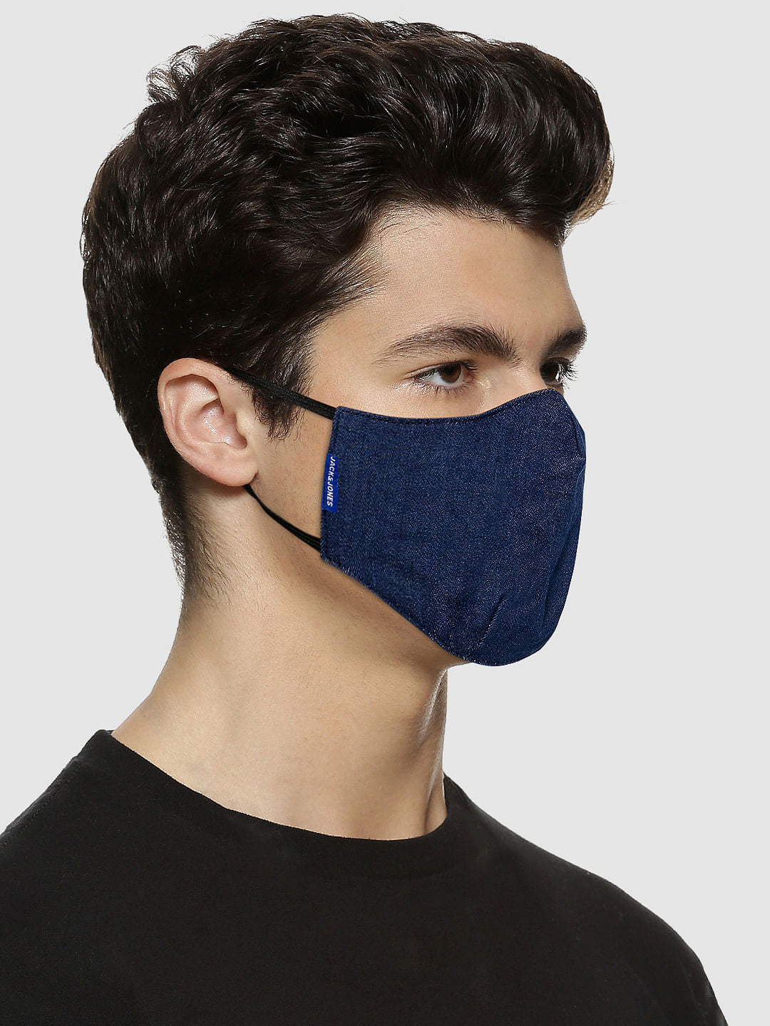 Pack of 2 Blue Lightweight Denim 3PLY Mask