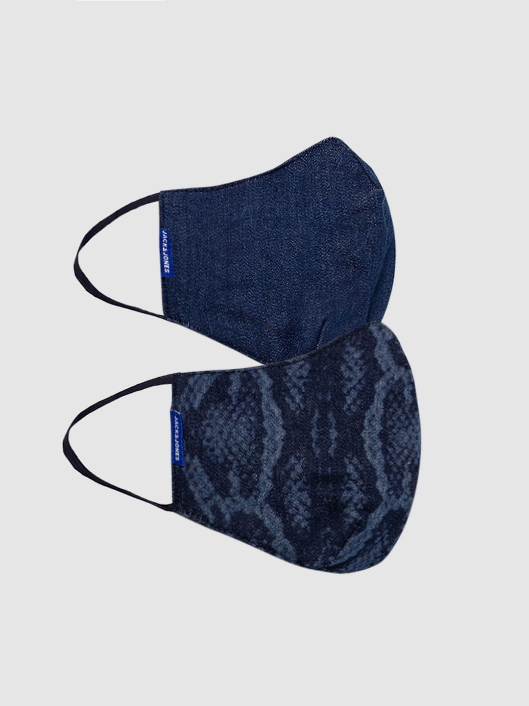 Pack of 2 Animal Print Lightweight Denim 3PLY Mask - ONE