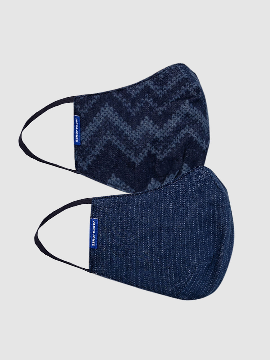 Pack of 2 All Over Print Lightweight Denim 3PLY Mask - ONE