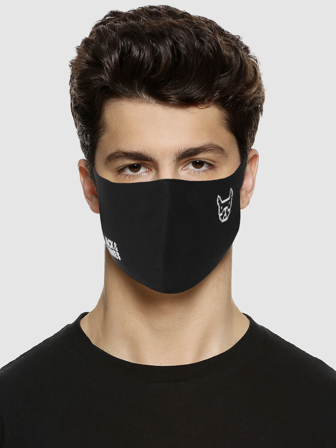 Pack Of 3 Logo Print Seamless 2Ply Mask