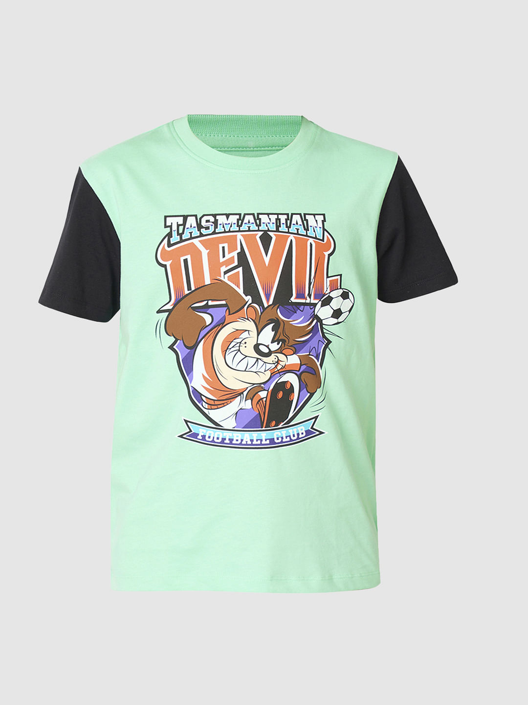 Looney Tunes Black Tasmanian Devil Co-ord Set T-shirt