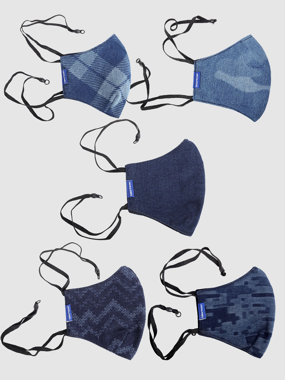 Pack of 5 3PLY Around the Head Loops Mask