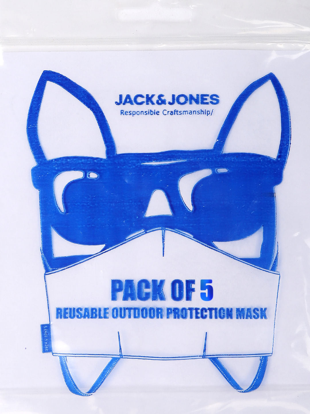 Pack of 5 3PLY Around the Head Loops Mask