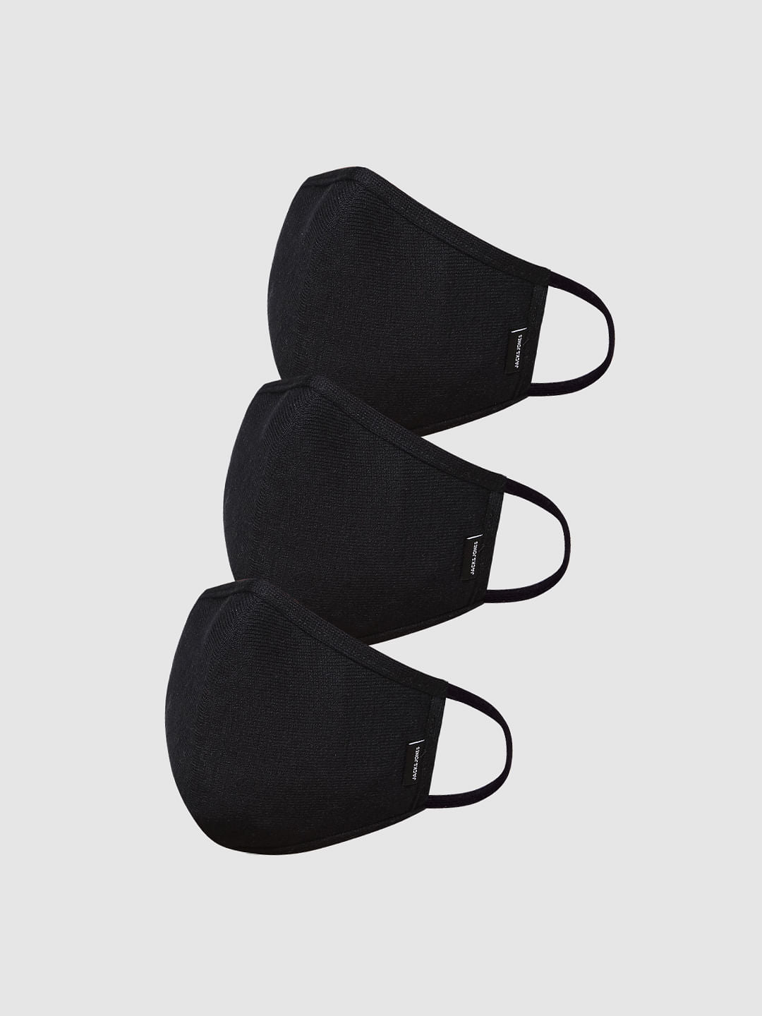 Pack of 3 Black 3PLY Mask - ONE