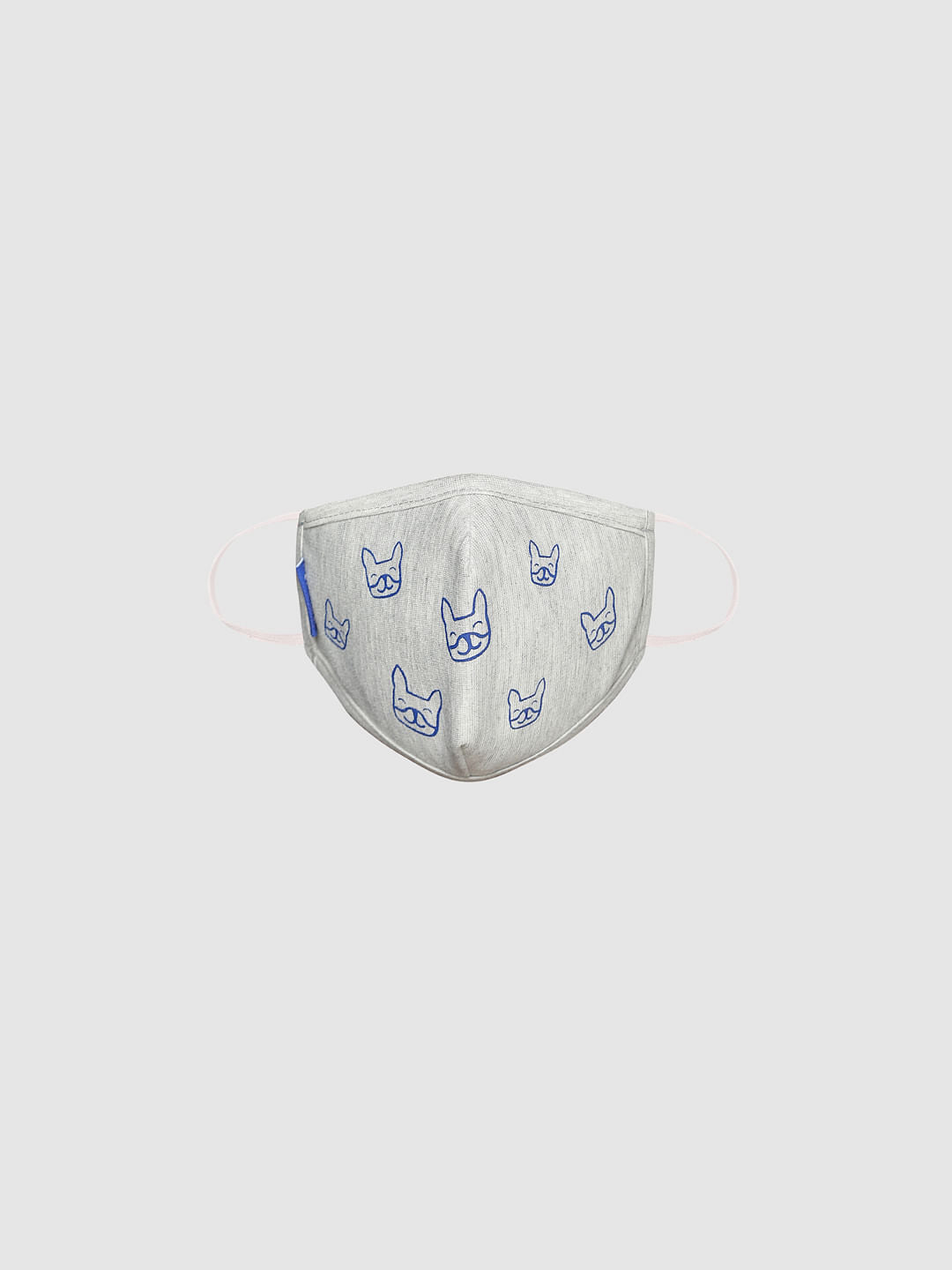 Boys Pack of 3 Logo Print 3PLY Mask - Grey