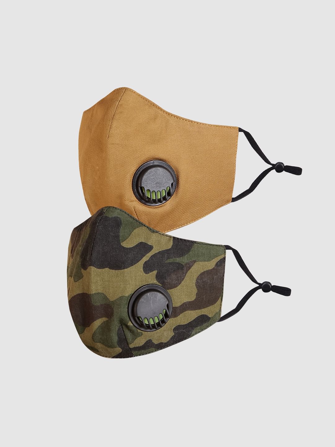 Pack of 2 3PLY Mask with Exhale Valve - ONE