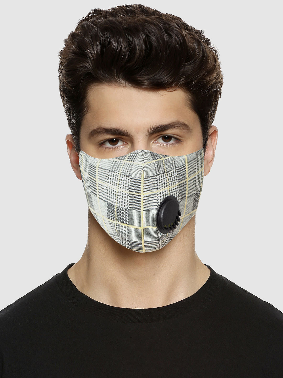 Pack of 2 Grey 3PLY Mask with Exhale Valve