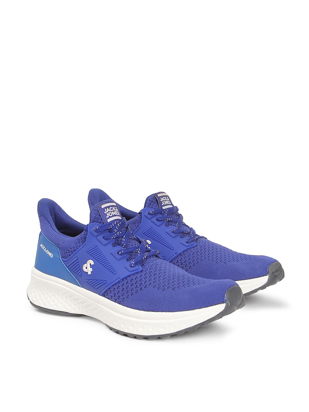 Blue Mesh PU Sneakers - 6