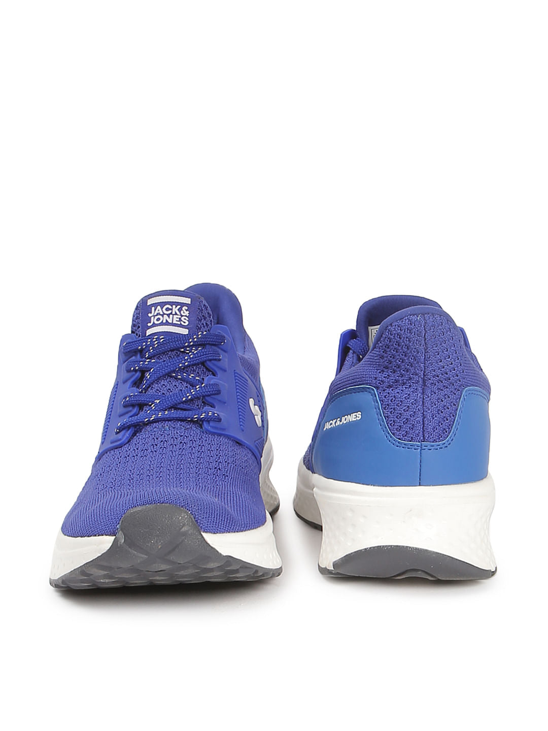 Blue Mesh PU Sneakers