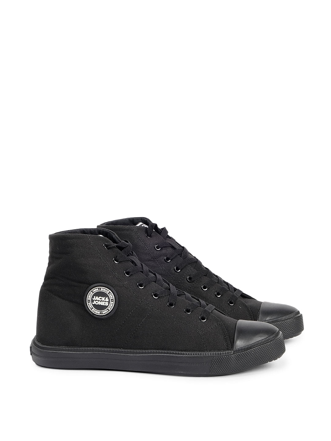 Black Logo Print Skates - 6