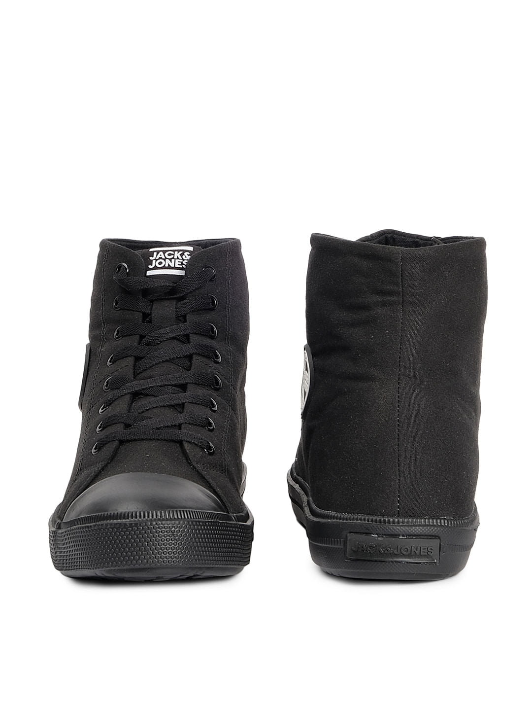 Black Logo Print Skates
