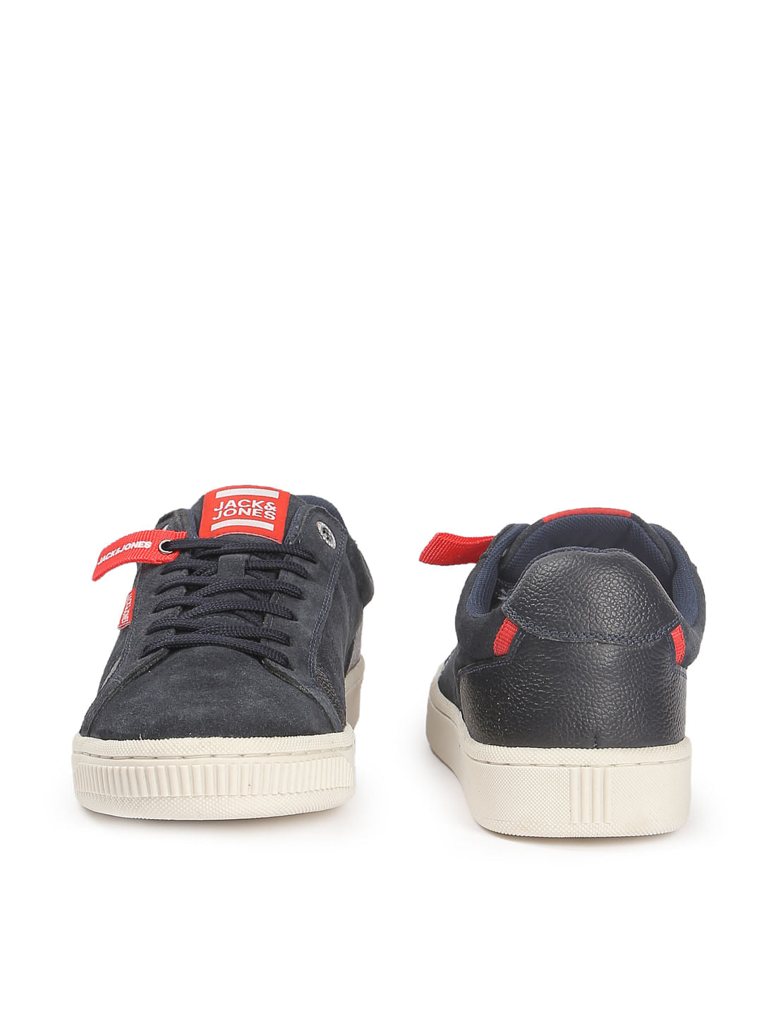 Navy Blue Suede Sneakers