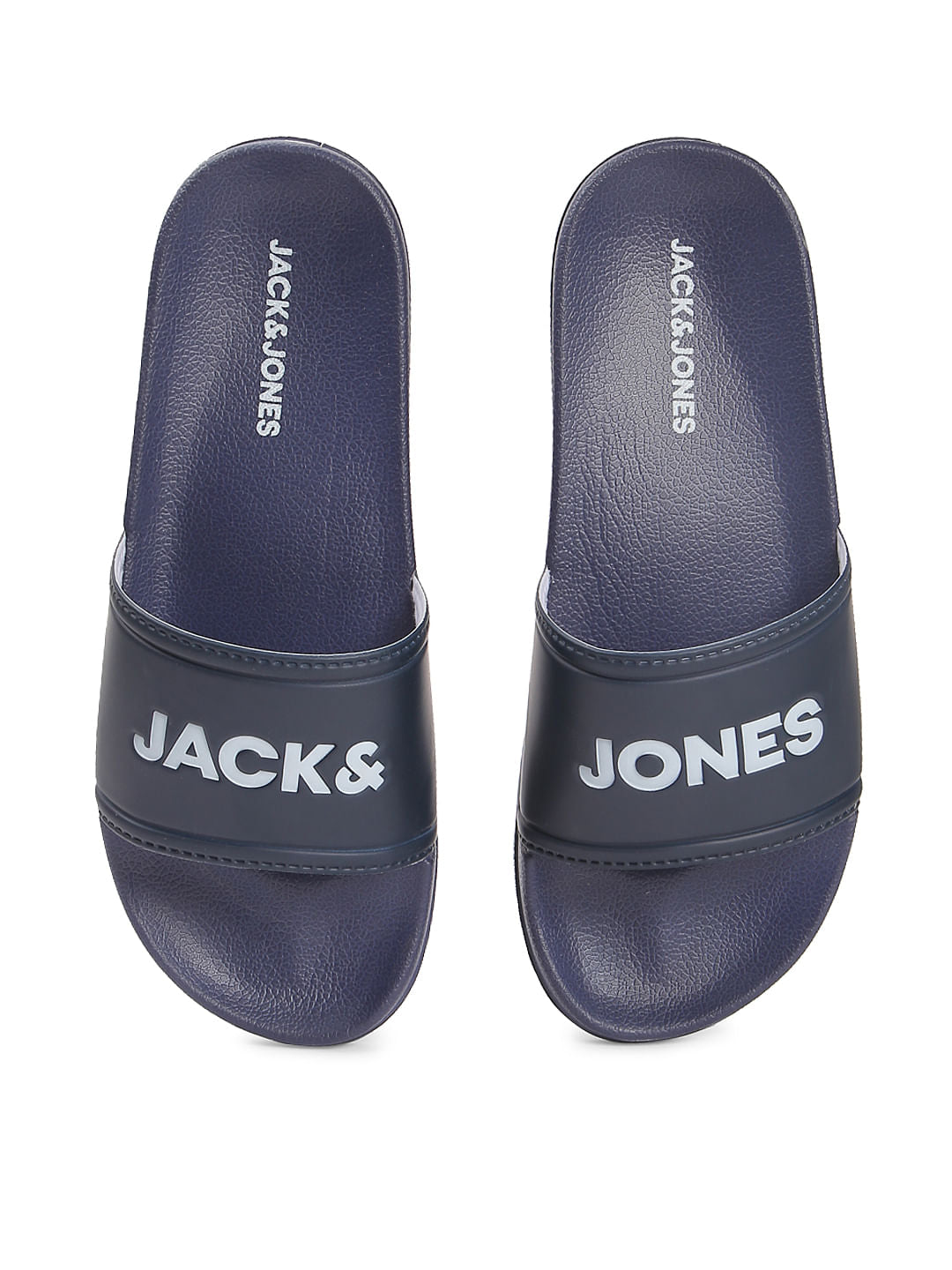 Blue Logo Print Sliders