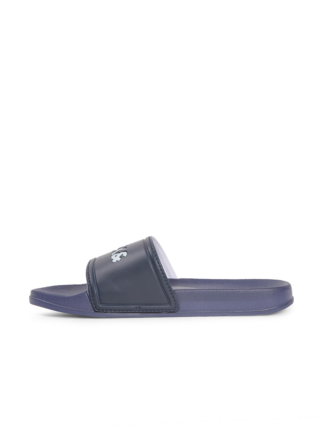 Blue Logo Print Sliders