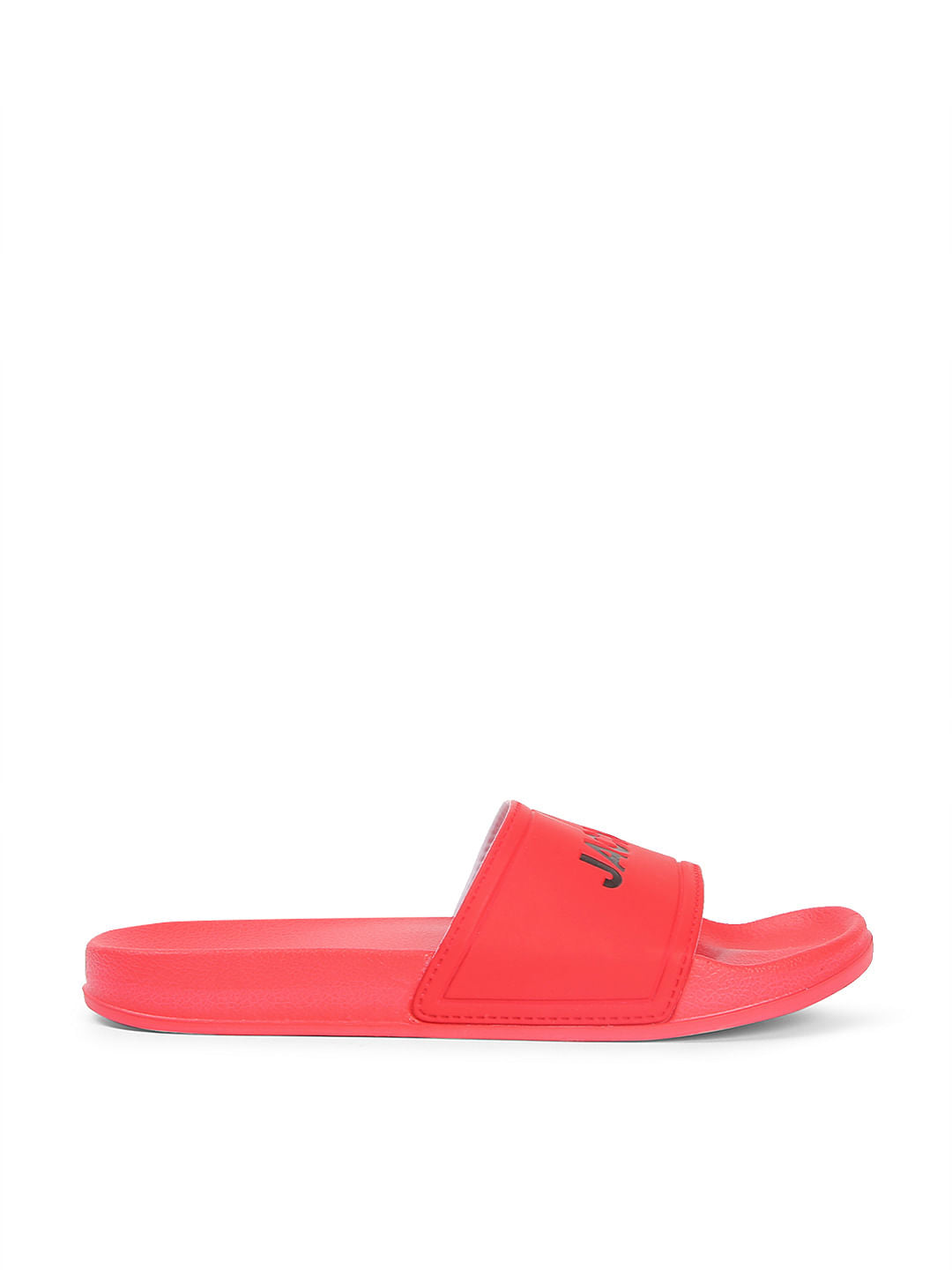 Red Logo Print Sliders